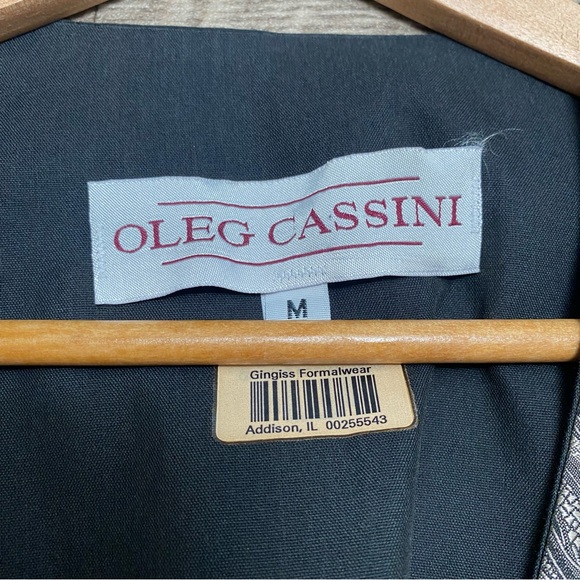 Oleg Cassini Vintage Abstract Waistcoat Vest - Picture 13 of 16